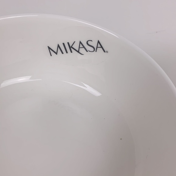 Mikasa Samantha Fine Bone China bowls Set of two White New NWT - Picture 2 of 7